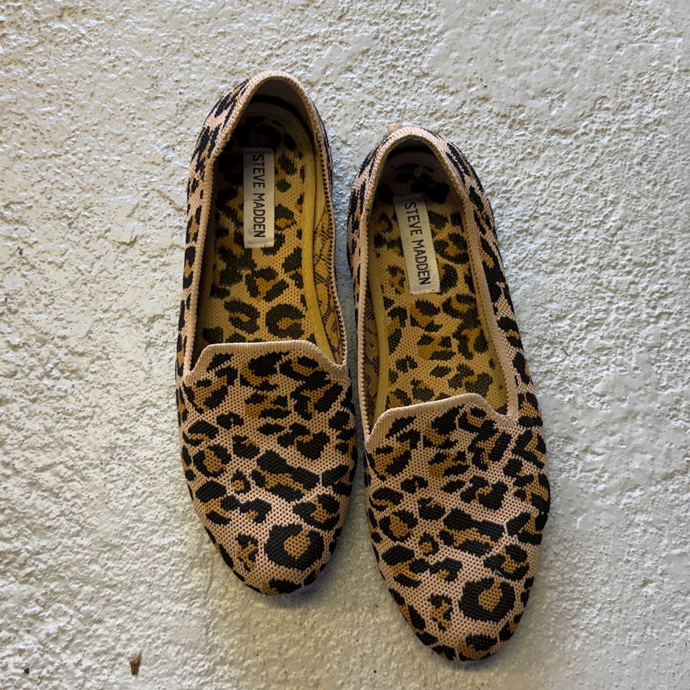 Leopard Steve Madden Flats